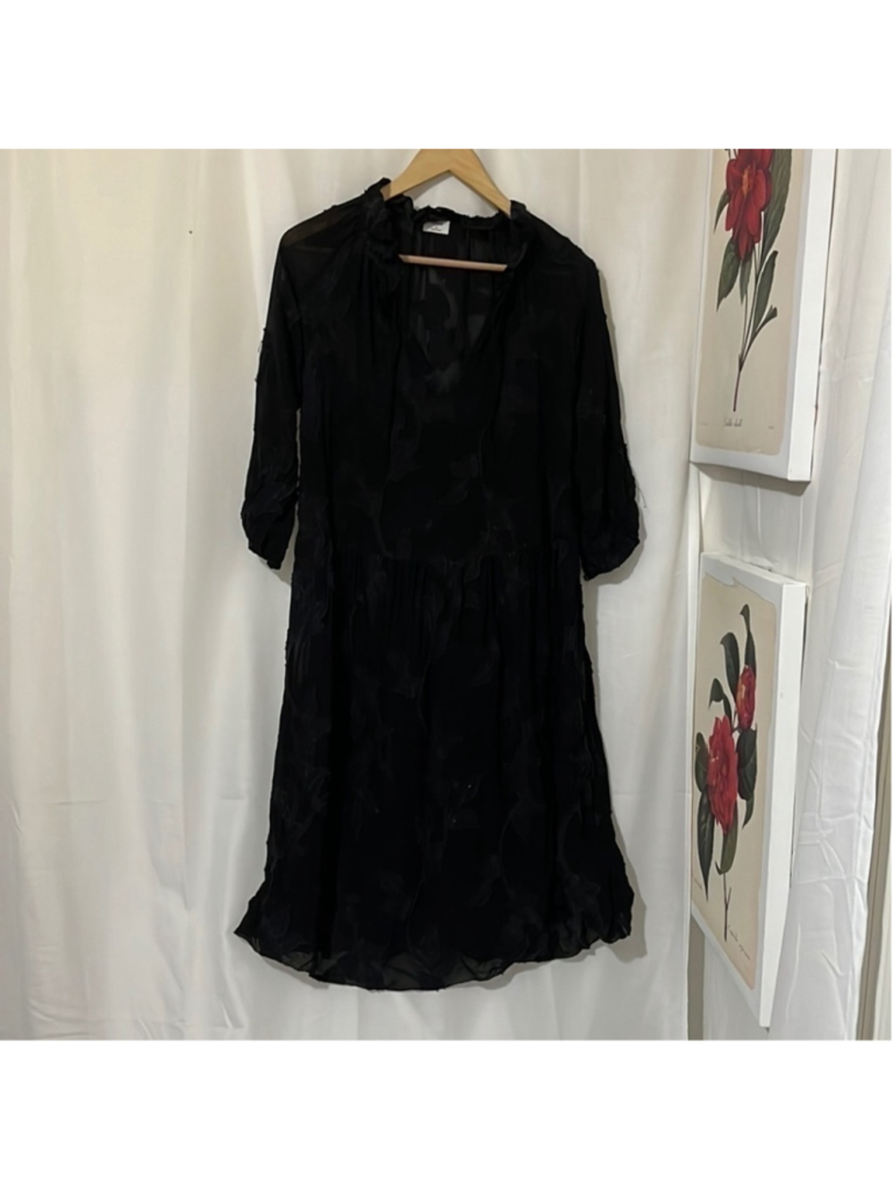 Wilfred Floral Sheer Oversized Dress a141